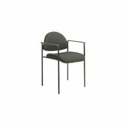 Outlet ❤️ Boss® B9501 Series Fabric Stacking Chairs With Arms; Black 🤩 -Advantage Shop 485544 01 ci s7