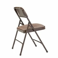 Best Pirce 😀 National Public Seating NPS 2200 Series Fabric Padded Premium Folding Chairs, Russet Walnut, 4 Pack (2207/4) ⭐ -Advantage Shop B8C5CD46 8E45 41B2 83BBC0D8394B5E7C s7