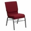 Deals ⭐ Stacking & Folding Chairs Flash Furniture HERCULES 18 1/2" Church Chairs W/Book Rack & Silver Vein Frame, Burgundy, 20/Pack 👏 -Advantage Shop m000051202 s7