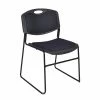 Flash Sale 🥰 Stacking Chairs Regency Zeng Fabric Padded Stack Chair, Black (4450BK) 🧨 -Advantage Shop m002268065 s7