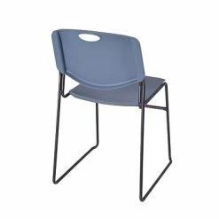 Best Sale 🔥 Stacking Chairs Regency Zeng Metal/Polypropylene Stack Chair, Blue (4400BE) 🛒 -Advantage Shop m004320865 s7