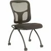 Best Pirce 👍 Nesting Chairs Raynor Eurotech Fabric Seat Flip Nesting Chair, Black, 2/Carton 🔥 -Advantage Shop s0819124 s7