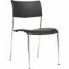 Best Sale 🌟 Global Stacking Chairs Offices To Go® Armless Stack Chair, Plastic, Black, Seat: 16.5"Wx16"D, Back: 17.5"Wx14.5"H, 4/CT 🎉