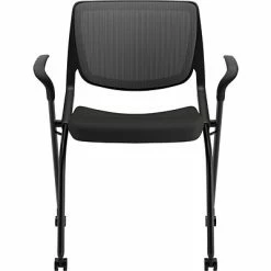 Brand new 🎉 Nesting Chairs HON Motivate Ilira Stretch/Fabric Nesting Stacking Chair, Fixed Arms, Onyx Shell, Black 🛒 12 Brand new 🎉 Nesting Chairs HON Motivate Ilira Stretch/Fabric Nesting Stacking Chair, Fixed Arms, Onyx Shell, Black 🛒 -Advantage Shop s0935705 s7
