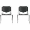 Top 10 👏 Global Stacking & Folding Chairs Offices To Go Plastic Office Chair, Black, 2/Pack (OTG11700) 🔥 -Advantage Shop sp104308331 s7
