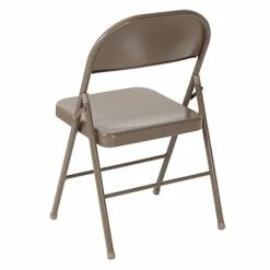 Outlet 🎁 Folding Chairs Flash Furniture HERCULES Series Metal Folding Chair (BDF002BGE) 🧨 -Advantage Shop sp112116212 s7