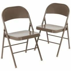 Outlet 🎁 Folding Chairs Flash Furniture HERCULES Series Metal Folding Chair (BDF002BGE) 🧨