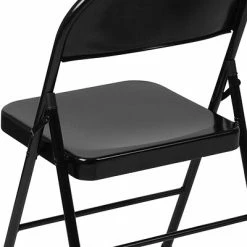 Promo 🛒 Folding Chairs Flash Furniture HERCULES Series Metal Folding Chair (BDF002BK) 🎉 -Advantage Shop sp112116327 s7