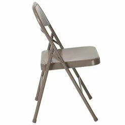 Outlet 💯 Folding Chairs Flash Furniture HERCULES Series Metal Folding Chair (BDF002GY) 👍 -Advantage Shop sp112116703 s7