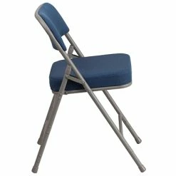 Cheap ✨ Folding & Stacking Chairs Flash Furniture HERCULES Series Fabric Folding Chair, Navy, 2/Pack (2AWMC320AFNVY) 🤩 -Advantage Shop sp112116877 s7