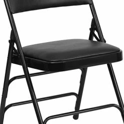 Cheapest 🎉 Folding & Stacking Chairs Flash Furniture HERCULES Series Vinyl Folding Chair, Black, 2/Pack (2HAMC309AVBK) 👍 -Advantage Shop sp112116893 s7
