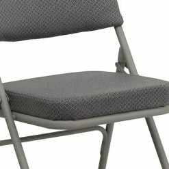 Wholesale ✨ Folding & Stacking Chairs Flash Furniture HERCULES Series Fabric Folding Chair, Gray, 2/Pack (2HAMC320AFGRY) 💯 -Advantage Shop sp112116895 s7