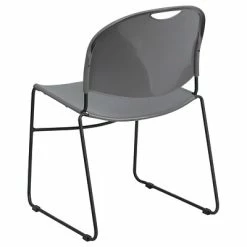 Best deal ✔️ Stacking Chairs Flash Furniture Hercules Series Plastic Stack Chair, Gray (RUT188GY) 🤩 -Advantage Shop sp112222164 s7