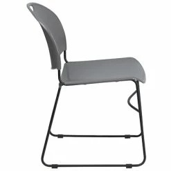 Best deal ✔️ Stacking Chairs Flash Furniture Hercules Series Plastic Stack Chair, Gray (RUT188GY) 🤩 -Advantage Shop sp112222280 s7