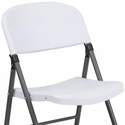Budget 🥰 Folding & Stacking Chairs Flash Furniture HERCULES Series Plastic Folding Chair, White (2DADYCD50WH) ⌛ -Advantage Shop sp116165006 s7