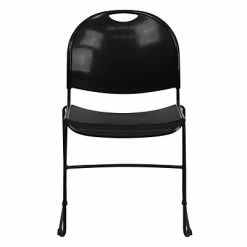 Cheapest ⌛ Stacking Chairs Flash Furniture HERCULES™ Plastic Ultra Compact Stack Chair, Black [RUT188BKCHR] 🔥 -Advantage Shop sp123068915 s7