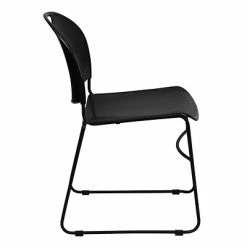 Cheapest ⌛ Stacking Chairs Flash Furniture HERCULES™ Plastic Ultra Compact Stack Chair, Black [RUT188BKCHR] 🔥 -Advantage Shop sp123068960 s7