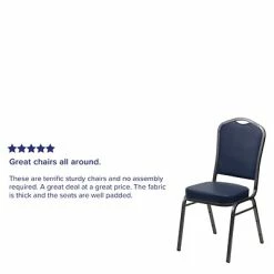 New ๐ Flash Furniture HERCULES 4/Pack Banquet Chairs W/Vinyl Seat Silver Vein Frame (4FDC01SVNY) ๐ 15 New ๐ Flash Furniture HERCULES 4/Pack Banquet Chairs W/Vinyl Seat Silver Vein Frame (4FDC01SVNY) ๐ -Advantage Shop sp123070379 s7