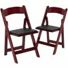 Coupon 👏 Folding & Stacking Chairs Flash Furniture HERCULES Series Wood Folding Chair, Mahogany/Black, 2/Pack (2XF2903MAHWOOD) 🔔 -Advantage Shop sp124436222 s7
