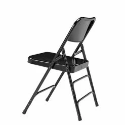 Top 10 🌟 National Public Seating NPS 300 Series Premium All-Steel Triple Brace Double Hinge Folding Chairs, Black, 4 Pack (310/4) 🤩 -Advantage Shop sp130557355 s7