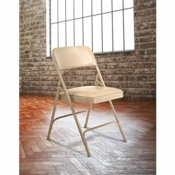 Promo ๐ National Public Seating NPS 1200 Series Vinyl Padded Premium Folding Chairs, French Beige/Beige, 4 Pack (1201/4) ๐ 13 Promo ๐ National Public Seating NPS 1200 Series Vinyl Padded Premium Folding Chairs, French Beige/Beige, 4 Pack (1201/4) ๐ -Advantage Shop sp130557412 s7