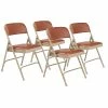 Top 10 ✔️ National Public Seating NPS 1200 Series Vinyl Padded Premium Folding Chairs, Honey Brown/Beige, 4 Pack (1203/4) 😀 -Advantage Shop sp130557417 s7