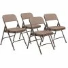 Best Pirce 😀 National Public Seating NPS 2200 Series Fabric Padded Premium Folding Chairs, Russet Walnut, 4 Pack (2207/4) ⭐