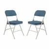 Best deal 😉 National Public Seating NPS 3200 Series Premium 2" Fabric Padded Folding Chairs, Regal Blue/Gray, 2 Pack (3215/2) ✨ 1 Best deal 😉 National Public Seating NPS 3200 Series Premium 2" Fabric Padded Folding Chairs, Regal Blue/Gray, 2 Pack (3215/2) ✨ -Advantage Shop sp130557541 s7