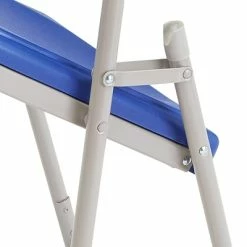 Cheap 🥰 National Public Seating NPS 800 Series Premium Light-Weight Plastic Folding Chairs, Blue/Gray, 4 Pack (805/4) 😉 -Advantage Shop sp130557852 s7