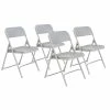 Discount 🥰 National Public Seating 800 Series Premium Lightweight Steel Frame Plastic Folding Chairs, Gray, 4 Pack (802/4) 🎁 -Advantage Shop sp130557883 s7