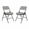 Discount ✨ National Public Seating Folding Chairs NPS 3200 Series Fabric Armless Premium Folding Chair, Charcoal Gray, 2 Pack (3212/2) 🔥 -Advantage Shop sp130557953 s7