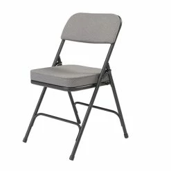 Discount ✨ National Public Seating Folding Chairs NPS 3200 Series Fabric Armless Premium Folding Chair, Charcoal Gray, 2 Pack (3212/2) 🔥 -Advantage Shop sp130557958 s7