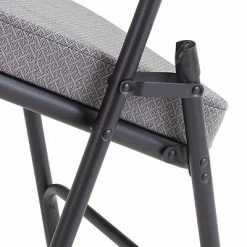 Discount ✨ National Public Seating Folding Chairs NPS 3200 Series Fabric Armless Premium Folding Chair, Charcoal Gray, 2 Pack (3212/2) 🔥 -Advantage Shop sp130557961 s7
