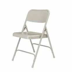 Outlet 😉 National Public Seating Stacking & Folding Chairs NPS 200 Series All-Steel Armless Premium Folding Chair, Gray, 4/Pack (202/4) 🔔 -Advantage Shop sp130557981 s7