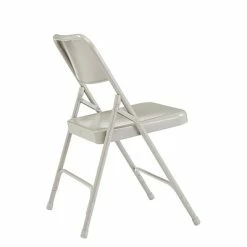 Outlet 😉 National Public Seating Stacking & Folding Chairs NPS 200 Series All-Steel Armless Premium Folding Chair, Gray, 4/Pack (202/4) 🔔 -Advantage Shop sp130557982 s7