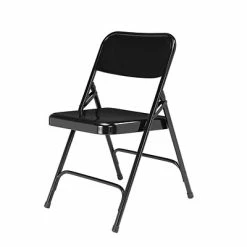 Best Pirce 😍 National Public Seating NPS 200 Series Premium Folding Chairs, Steel, Black, 4 Pack (210/4) 🥰 -Advantage Shop sp130557998 s7