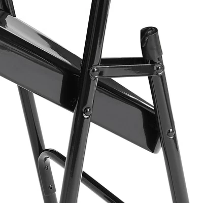 Best Sale 💯 National Public Seating 300 Series Premium All-Steel Folding Chairs, Black/Black, 100 Pack (210/100) 🔥 7 Best Sale 💯 National Public Seating 300 Series Premium All-Steel Folding Chairs, Black/Black, 100 Pack (210/100) 🔥 - Image 5