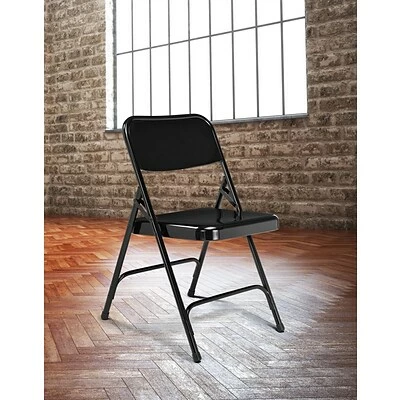 Best Sale 💯 National Public Seating 300 Series Premium All-Steel Folding Chairs, Black/Black, 100 Pack (210/100) 🔥 9 Best Sale 💯 National Public Seating 300 Series Premium All-Steel Folding Chairs, Black/Black, 100 Pack (210/100) 🔥 - Image 7