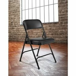 Best deal 👏 National Public Seating NPS 1200 Series Vinyl Padded Premium Folding Chairs, Caviar Black/Black, 52 Pack (1210/52) ⌛ 15 Best deal 👏 National Public Seating NPS 1200 Series Vinyl Padded Premium Folding Chairs, Caviar Black/Black, 52 Pack (1210/52) ⌛ -Advantage Shop sp130564306 s7