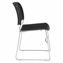 Coupon 🥰 National Public Seating Stacking Chairs NPS 8500 Series Steel Frame Compact Plastic Stack Chair, Black, 80 Pack (8510/80) ❤️ -Advantage Shop sp130564351 s7