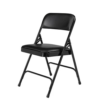 Best deal 👏 National Public Seating NPS 1200 Series Vinyl Padded Premium Folding Chairs, Caviar Black/Black, 52 Pack (1210/52) ⌛ 4 Best deal 👏 National Public Seating NPS 1200 Series Vinyl Padded Premium Folding Chairs, Caviar Black/Black, 52 Pack (1210/52) ⌛ - Image 2