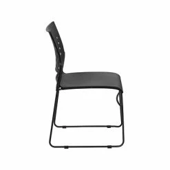 New ❤️ Stacking & Folding Chairs Flash Furniture Hercules Plastic Stacking Chair, Black, 5/Pack (5RUT2BK) 🎉 -Advantage Shop sp130857013 s7