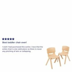 Flash Sale ✔️ Stacking & Folding Chairs Flash Furniture Plastic Student Stacking Chair, Natural, 2-Pieces (2YUYCX004NAT) 🤩 -Advantage Shop sp133536654 s7