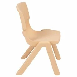 Outlet ✔️ Stacking & Folding Chairs Flash Furniture Plastic Student Stacking Chair, Natural, 2-Pieces (2YUYCX002NAT) 😉 -Advantage Shop sp133536719 s7