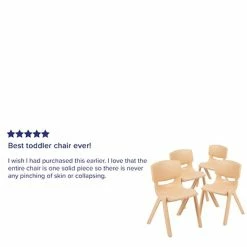 Best Sale ❤️ Stacking & Folding Chairs Flash Furniture Plastic Student Stacking Chair, Natural, 4-Pieces (4YUYCX4004NAT) ⌛ -Advantage Shop sp133537576 s7