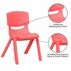 Cheapest 🛒 Stacking & Folding Chairs Flash Furniture Plastic Student Stacking Chair, Red, 4-Pieces (4YUYCX4001RED) ⌛ -Advantage Shop sp133537775 s7