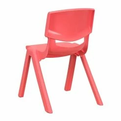 Cheapest 🛒 Stacking & Folding Chairs Flash Furniture Plastic Student Stacking Chair, Red, 4-Pieces (4YUYCX4001RED) ⌛ -Advantage Shop sp133537781 s7