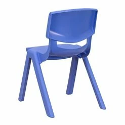 Hot Sale ✨ Stacking & Folding Chairs Flash Furniture Plastic Student Stacking Chair, Blue, 4-Pieces (4YUYCX4001BLUE) ✔️ -Advantage Shop sp133541191 s7