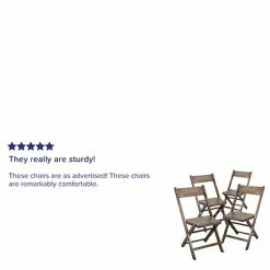 Deals 🧨 Stacking & Folding Chairs Flash Furniture Wood Student Stacking Chair, Antique Black, 4-Pieces (4WFCSLATAB) 💯 -Advantage Shop sp133541358 s7