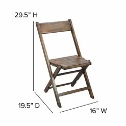 Deals 🧨 Stacking & Folding Chairs Flash Furniture Wood Student Stacking Chair, Antique Black, 4-Pieces (4WFCSLATAB) 💯 -Advantage Shop sp133541364 s7